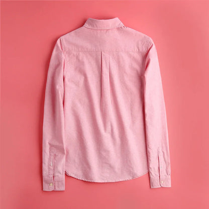 Pastel Oxford Elegant Blouses