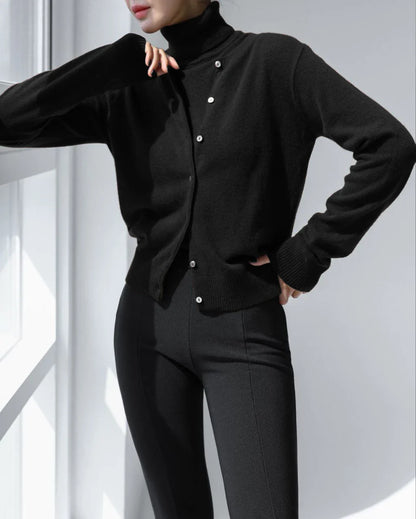 Ashbourne Knit Cardigan & Turtleneck Set