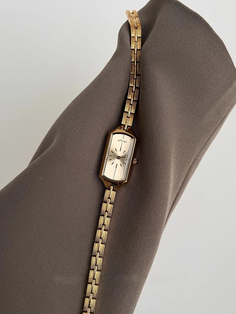 Solenne Gold Link Watch