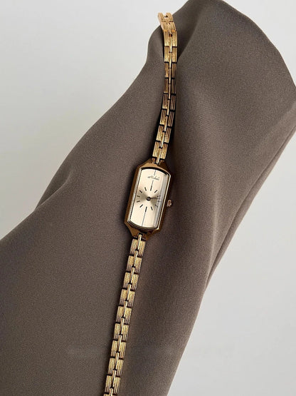 Solenne Gold Link Watch