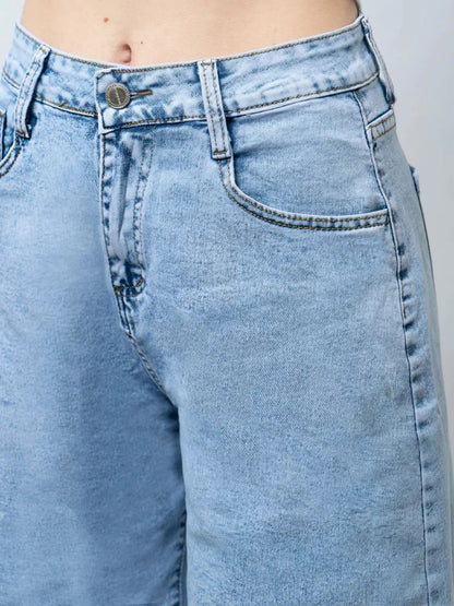 Cotton Vintage Denim Shorts