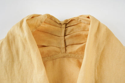 Valienne Drape Linen Vest