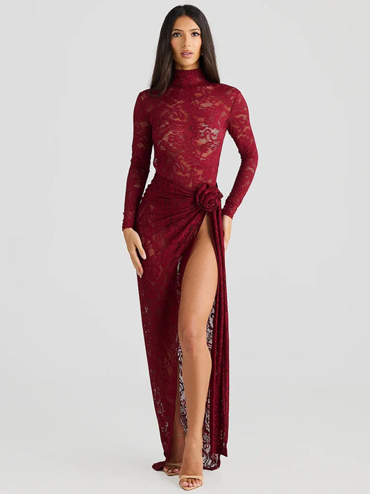 Enchantress Lace Bodycon Slip Dress
