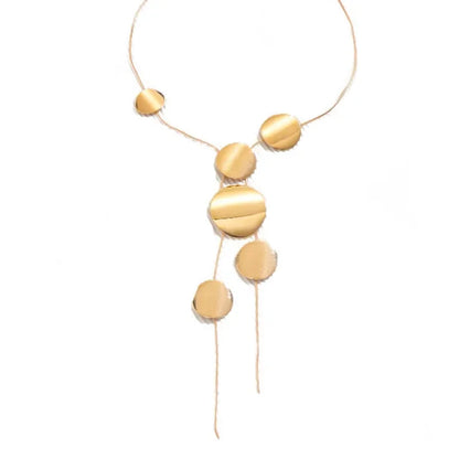 Noira Luxe Circle Drop Necklace