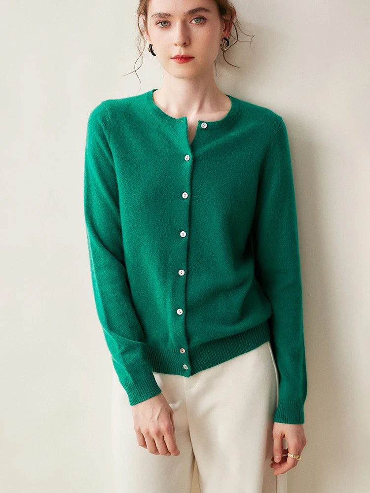 Ashford Cashmere Crew Cardigan