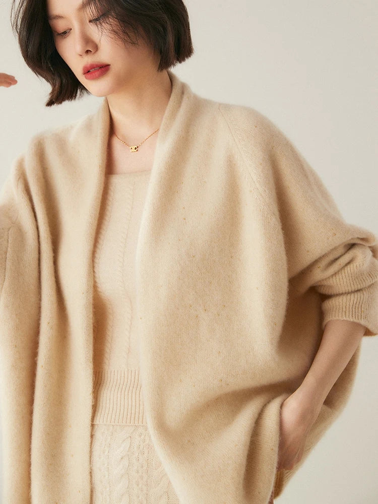 Briarwood Cashmere Shawl Sweater