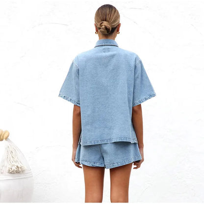 Olivia Denim 2-Piece Set