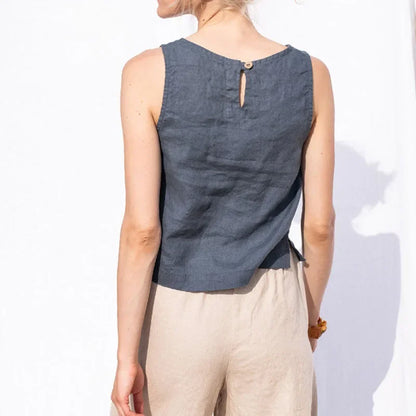 Marinette Linen Tank