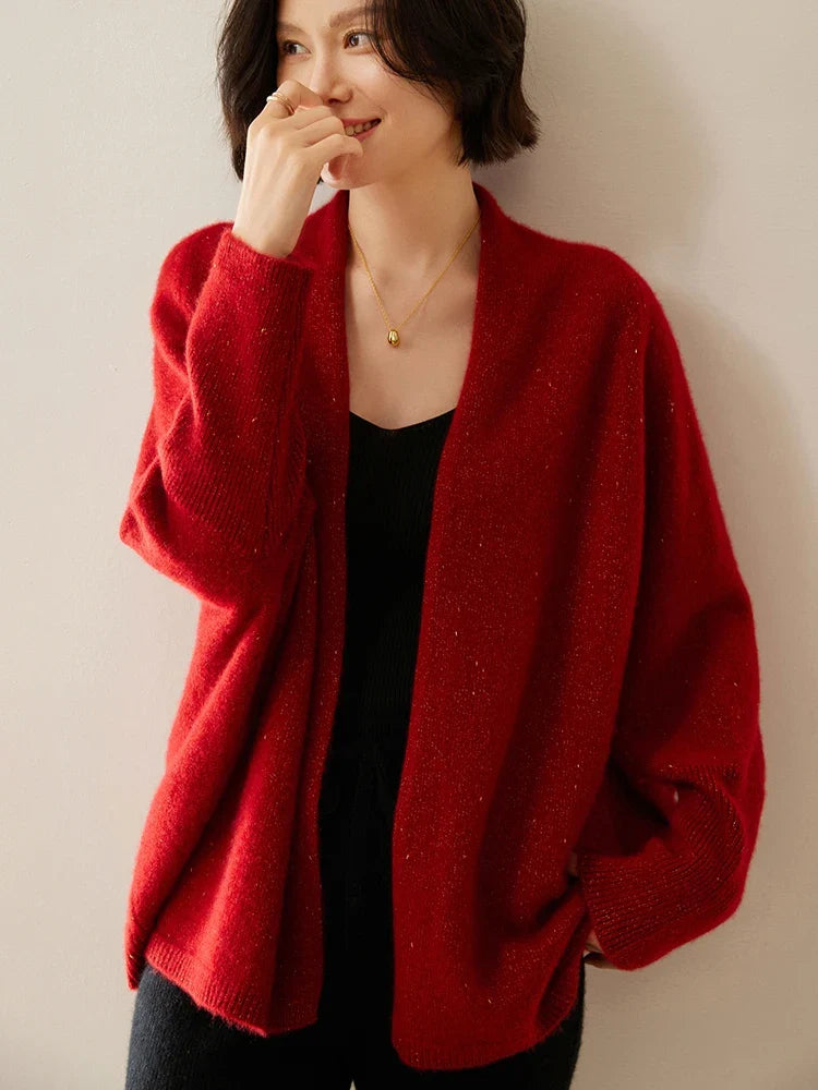 Briarwood Cashmere Shawl Sweater
