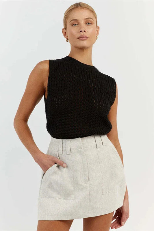 Amalfi Hollow Knit Tank