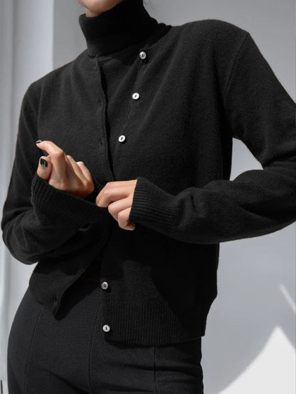 Ashbourne Knit Cardigan & Turtleneck Set