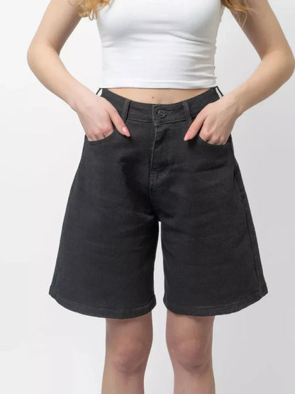 Cotton Vintage Denim Shorts