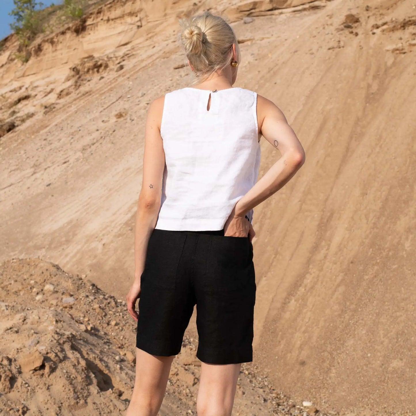 Marinette Linen Tank