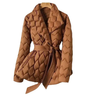 Marlow Quilted Wrap Coat