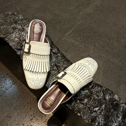 Winslow Fringe Leather Loafers