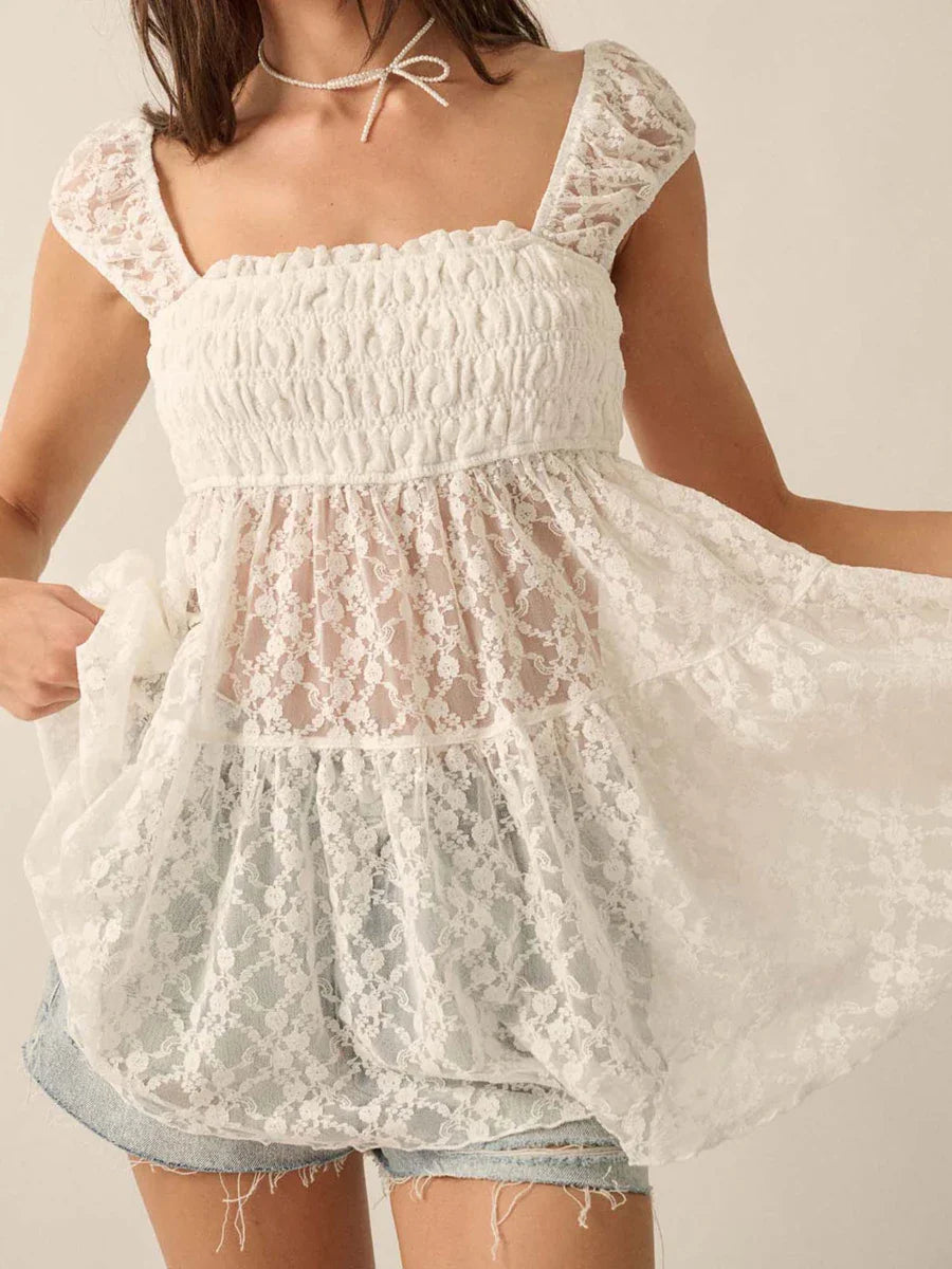 Hadley Summer Cutout Dress Top
