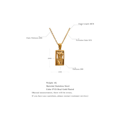 Figura Bold Frame Necklace