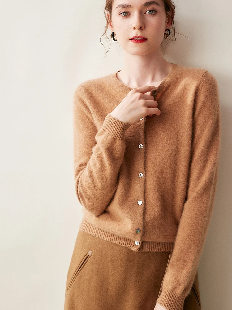 Ashford Cashmere Crew Cardigan