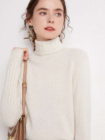 Valentina 100% Merino Turtleneck