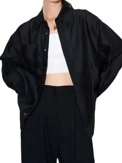 The Flowing Silk Poplin Blouse