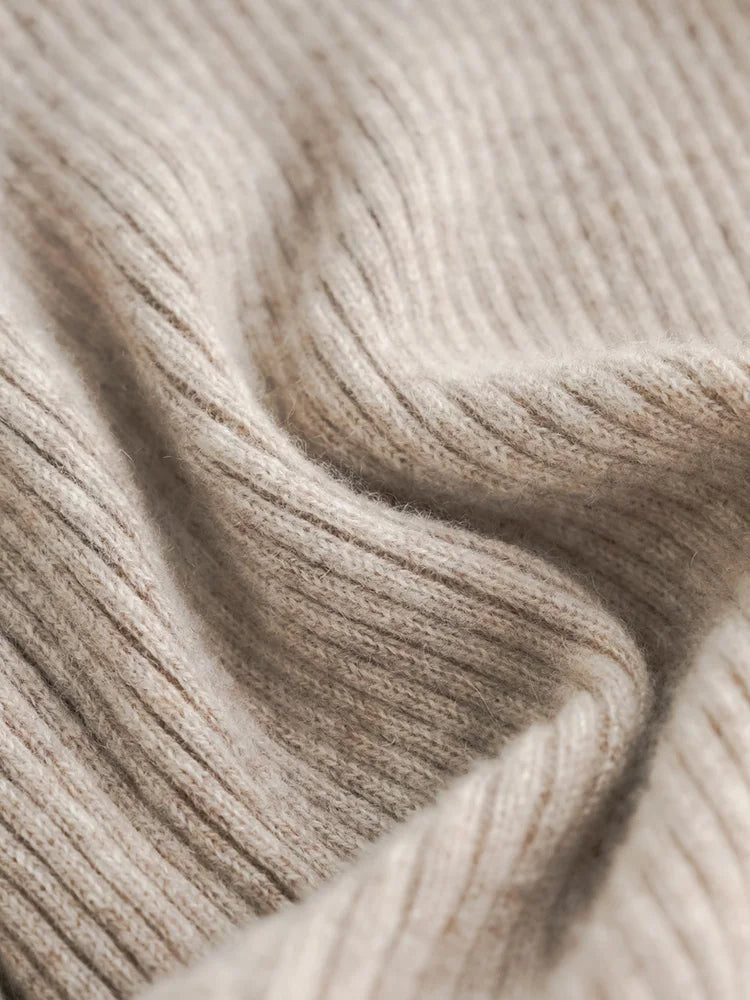 Wool Knitted Wide Leg Pants