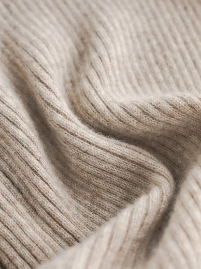 Wool Knitted Wide Leg Pants