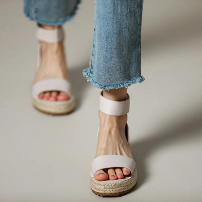 Classic Women's Leather Strap Sandals
