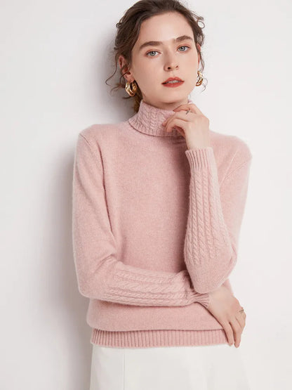 Valentina 100% Merino Turtleneck