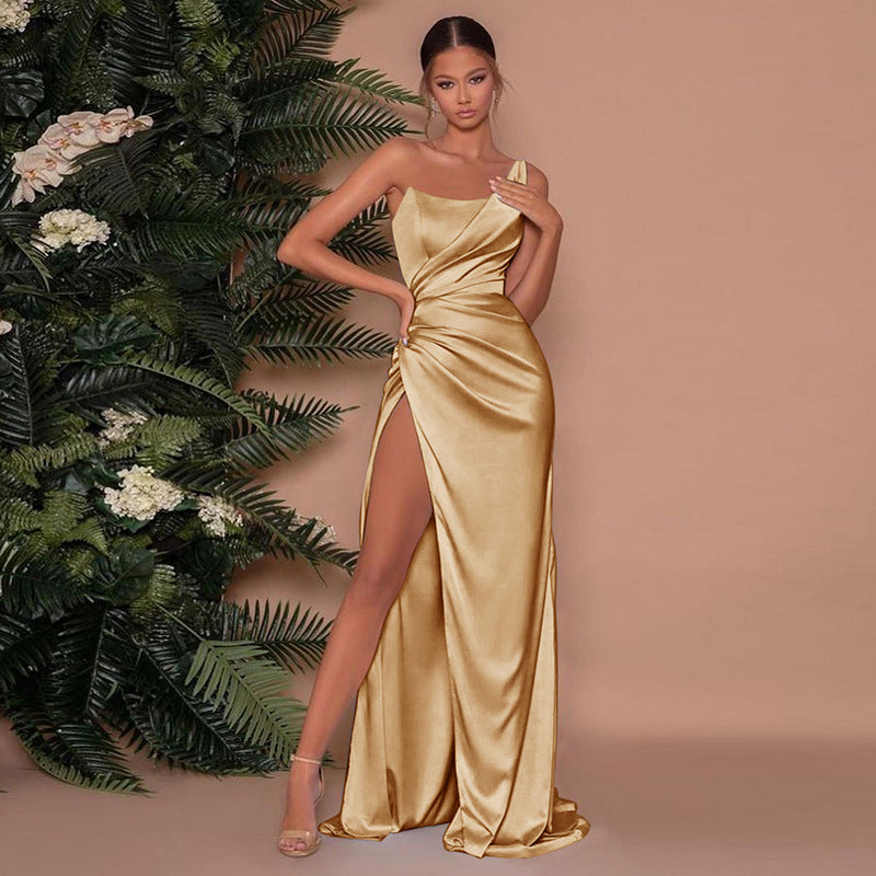 Satino maxi dress