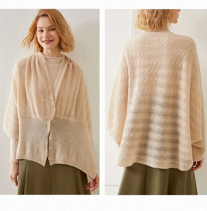 Cashmere Pearl Cardigan Wrap
