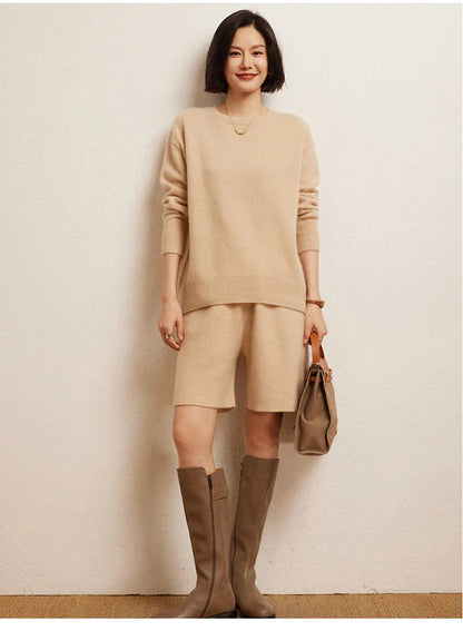 Hadleigh Cashmere Knit Shorts