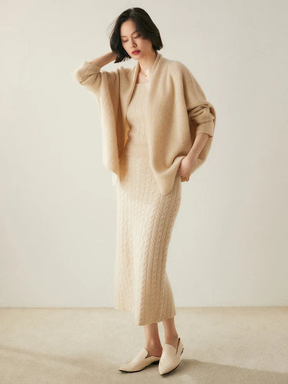 Briarwood Cashmere Shawl Sweater