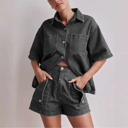 Marais 100% Cotton Denim Set