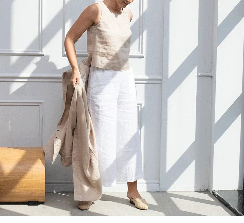 Marinette Linen Tank