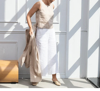 Marinette Linen Tank
