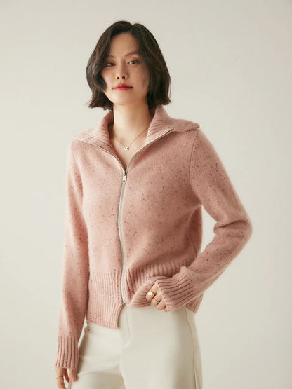 Ashmont Cashmere Zip Cardigan