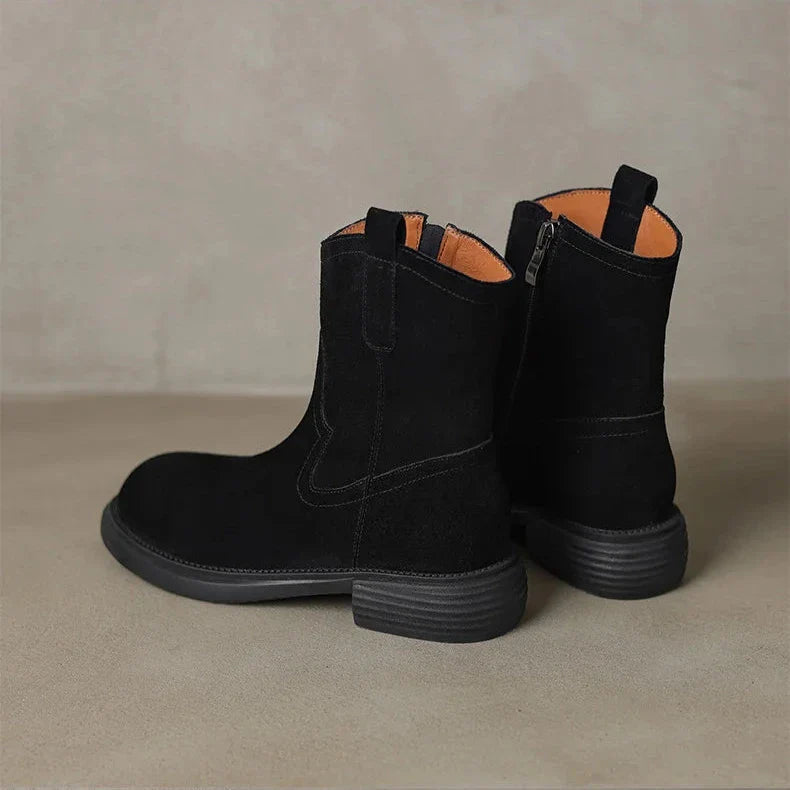 Women's Altus Zipper Leather Boots