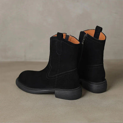 Women's Altus Zipper Leather Boots