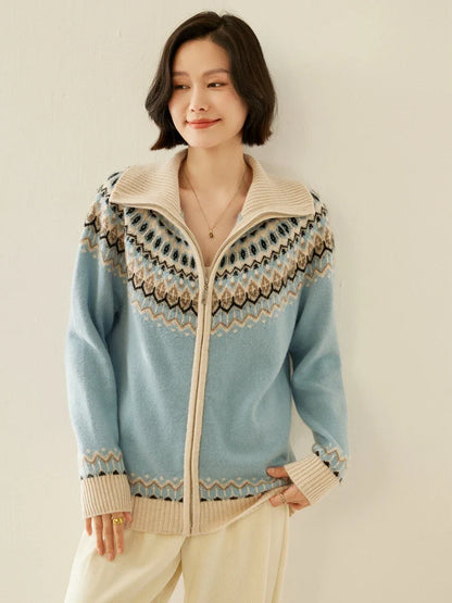 Strathan Cashmere Zip-Up