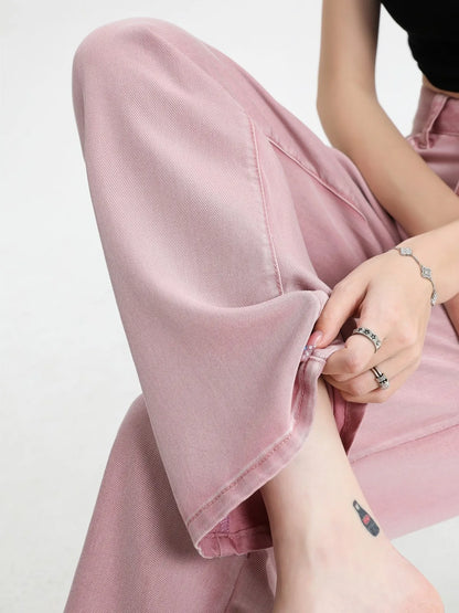 Cecile Auclair Pink Denim Jeans