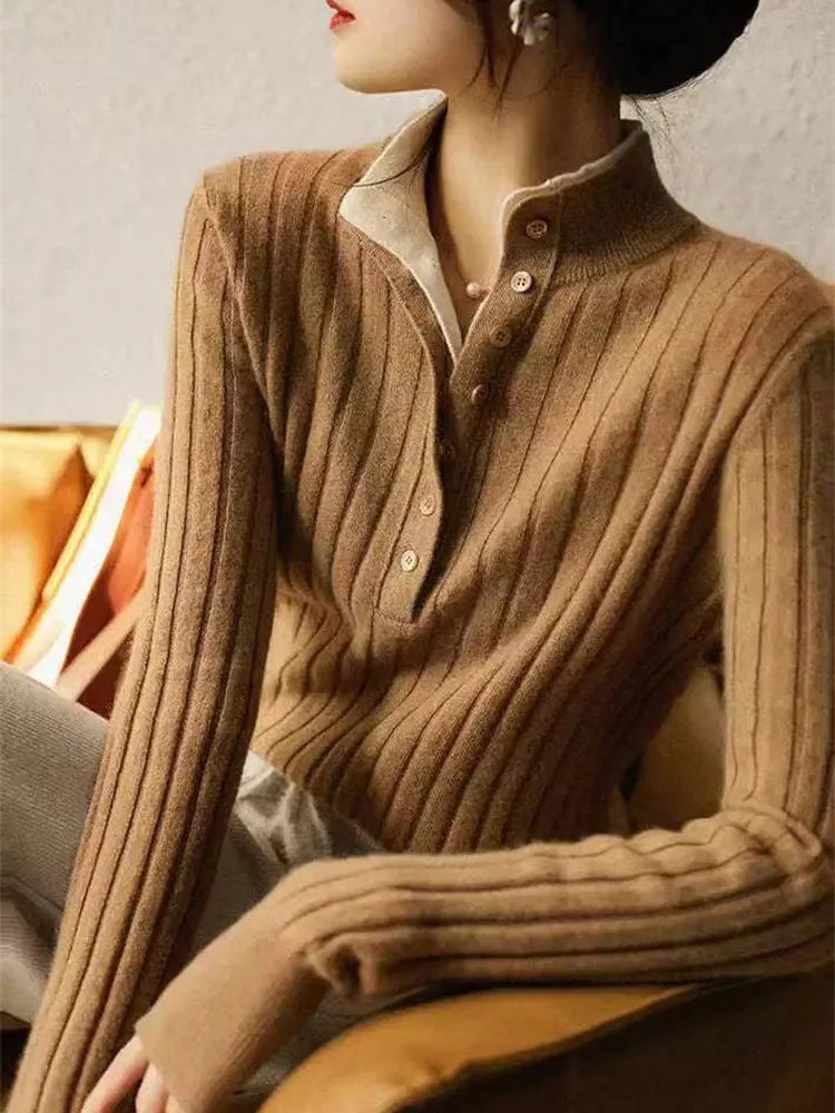 Scholar Ribbed Wool Polo