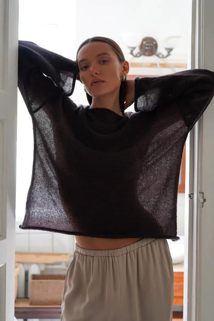 Liora Relaxed Crewneck Sweater