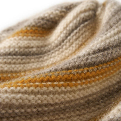 Alpine Stripe Cashmere Beanie