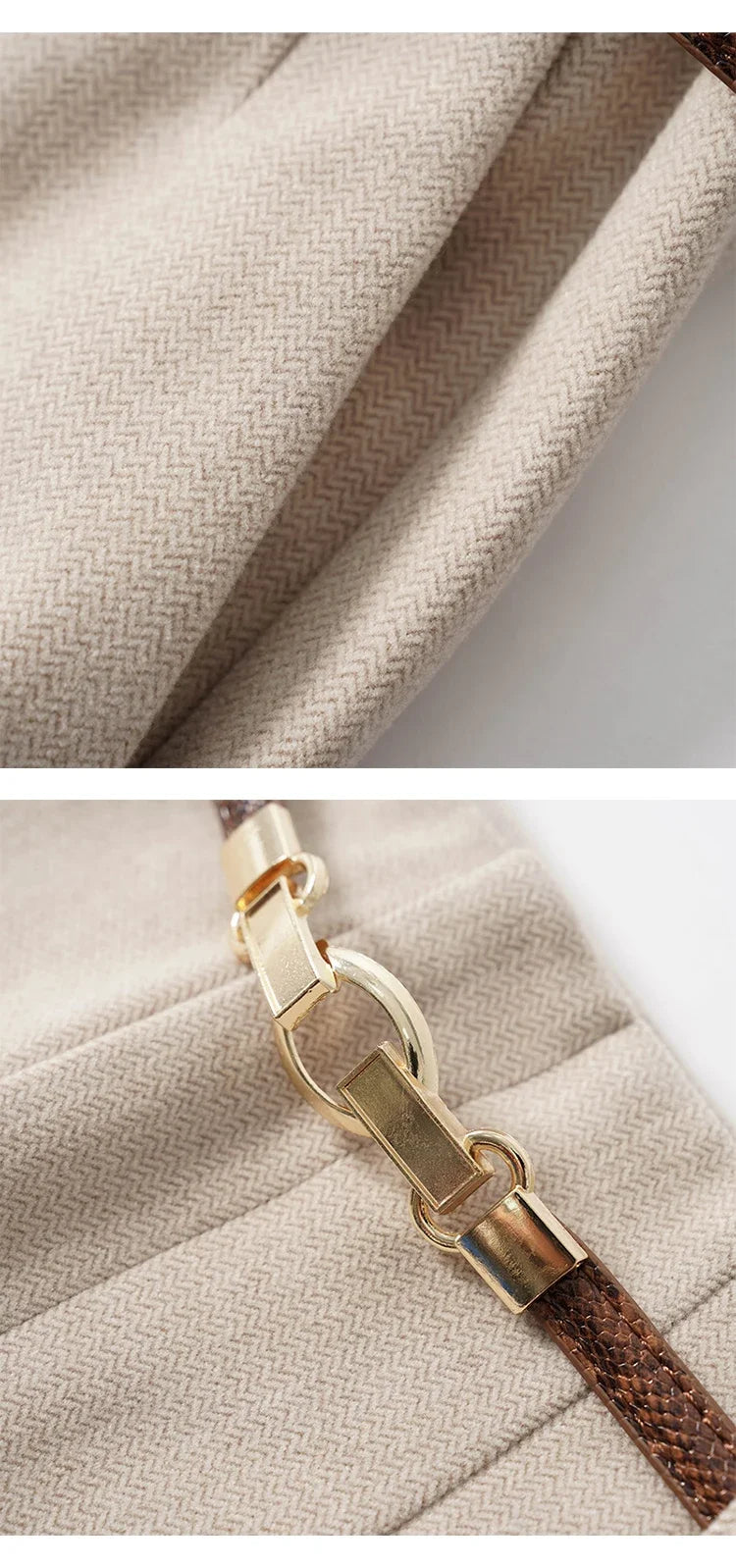 Milano Wide Leg Wool Trousers