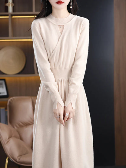 The Astoria Wool Dress