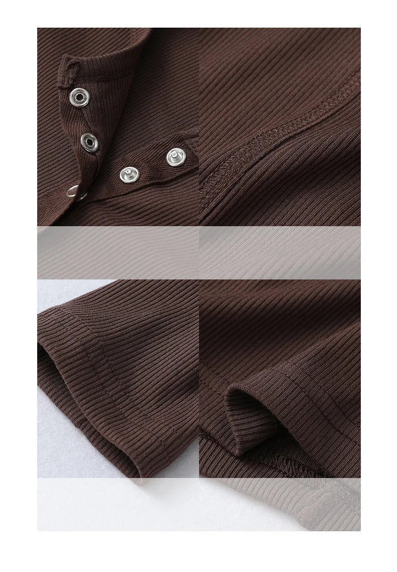 Milano Pop-Button Top