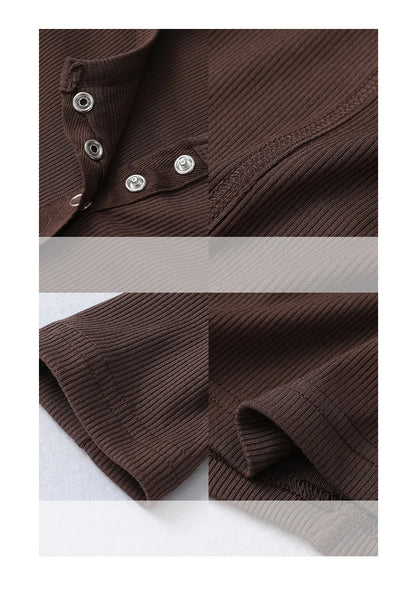 Milano Pop-Button Top