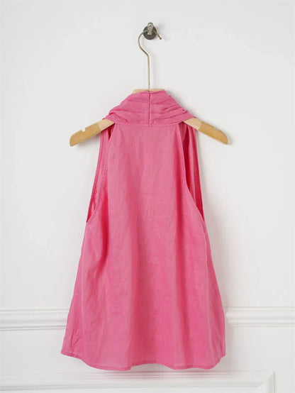 Valienne Drape Linen Vest