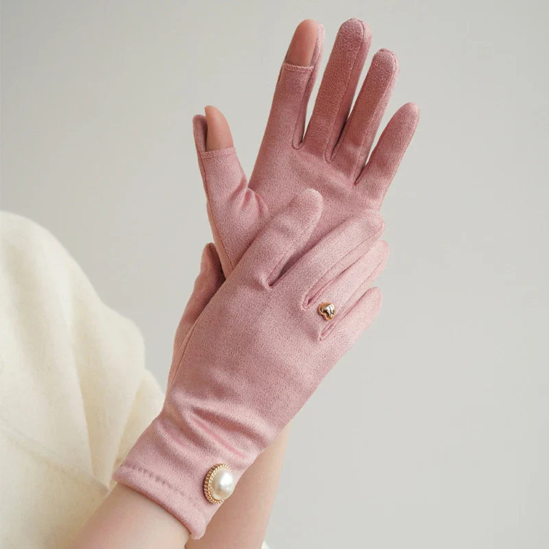 Noir Pearl Touch Gloves