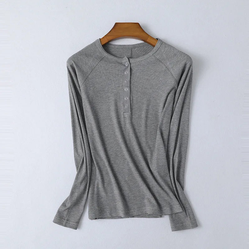 Milano Pop-Button Top